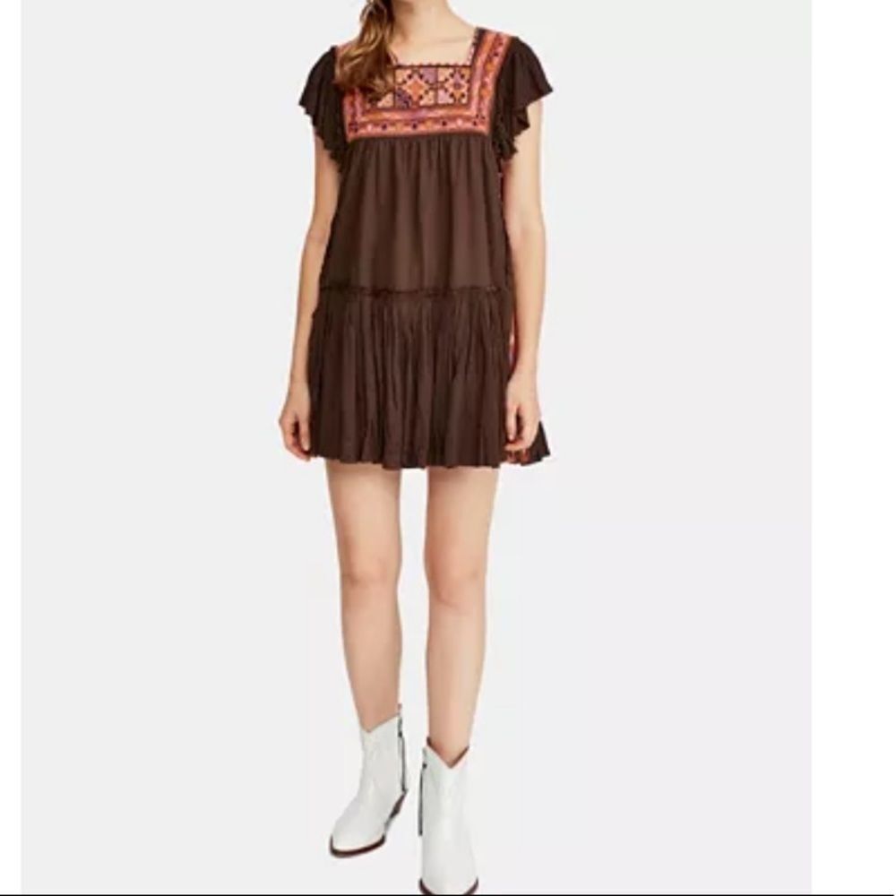 NWT Free People Day Glow Mini Dress
